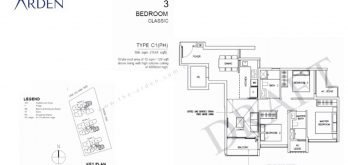 The-Arden-Floor-Plan-3-Bedroom-Classic-Penthouse